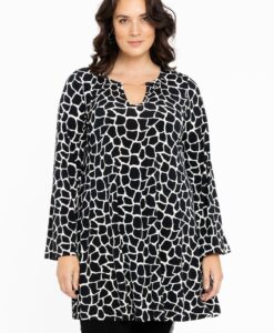 Yoek Tuniek wide bottom | Zwart | Maat 42/44