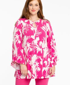 Yoek Tuniek wide bottom FREESIA | Roze | Maat 38/40