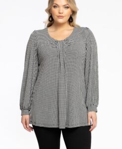 Yoek Tuniek flare | Zwart | Maat 42/44