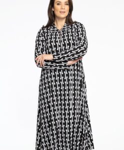 Yoek Jurk met rits BETA | Zwart | Maat 54/56