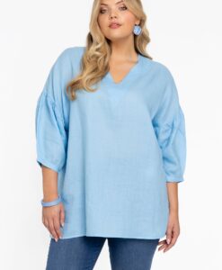 Yoek Tuniek v-hals | Licht Blauw | Maat 38/40