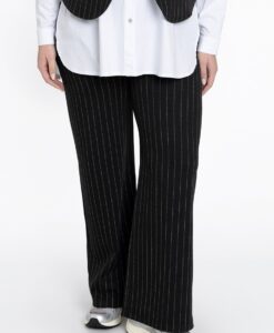 Yoek Broek PINSTRIPE | Zwart | Maat 54/56