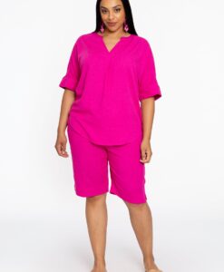 Yoek Bermuda MIX | Roze | Maat 54/56