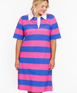 Yoek Jurk POLO | Roze | Maat 46/48