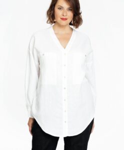 Yoek Blouse oversized | Wit | Maat 38/40