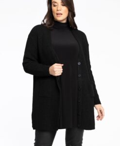 Yoek Vest Knit | Zwart | Maat 38/40