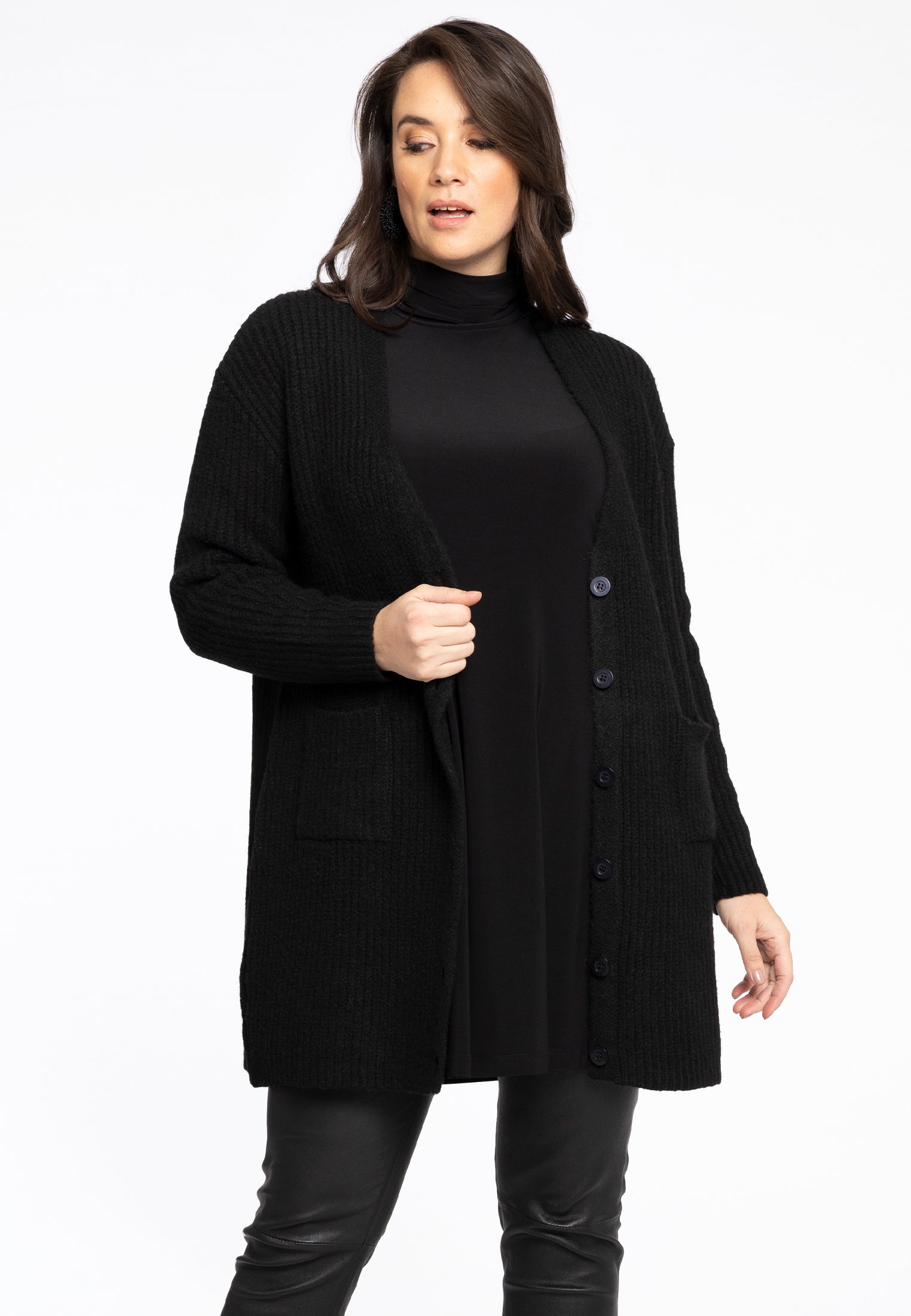 Yoek Vest Knit | Zwart | Maat 38/40