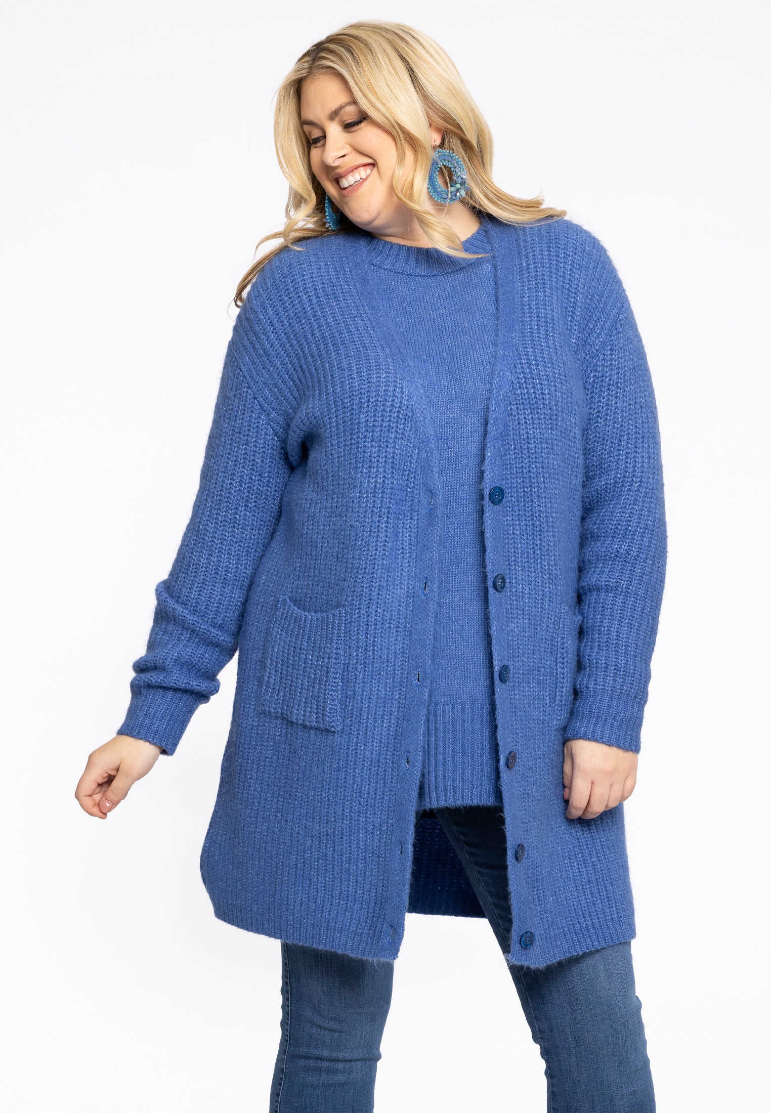 Yoek Vest Knit | Indigo | Maat 38/40