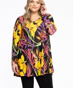 Yoek Tuniek swing AURA | Zwart | Maat 42/44
