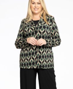 Yoek Korte blazer JADE | Zwart | Maat 38/40