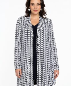 Yoek Blazer A-lijn | Beige | Maat 38/40