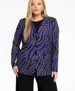 Yoek Korte blazer LINA | Zwart | Maat 38/40