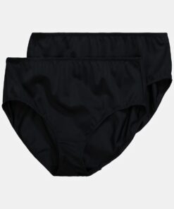 Grote Maten Slips, Dames, zwart, Maat: 46/48, Katoen/Synthetische vezels/Elastaan, Ulla Popken
