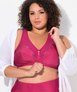 Grote Maten Steun beha, Dames, roze, Maat: 130G, Synthetische vezels/Katoen, Ulla Popken