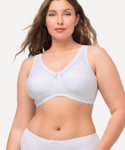 Grote Maten Kelly steun beha, Dames, wit, Maat: 115G, Synthetische vezels/Katoen/Polyester, Ulla Popken