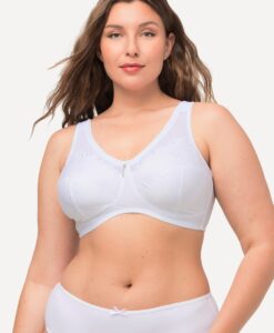 Grote Maten Kelly steun beha, Dames, wit, Maat: 115G, Synthetische vezels/Katoen/Polyester, Ulla Popken