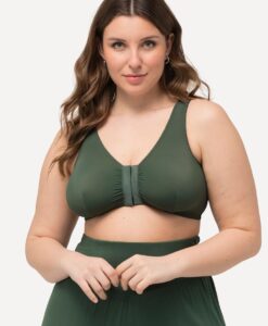 Grote Maten Bustier, Dames, groen, Maat: 130D, Synthetische vezels/Elastaan, Ulla Popken