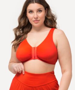 Grote Maten Bustier, Dames, rood, Maat: 125D, Synthetische vezels/Elastaan, Ulla Popken