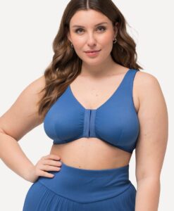 Grote Maten Bustier, Dames, blauw, Maat: 130D, Synthetische vezels/Elastaan, Ulla Popken