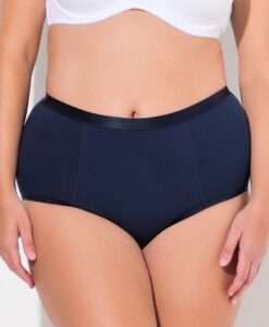 Grote Maten Bodyforming-tailleslip, Dames, blauw, Maat: 62/64, Katoen, Ulla Popken