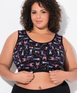 Grote Maten Bustier, Dames, roze, Maat: 58/60, Katoen, Ulla Popken