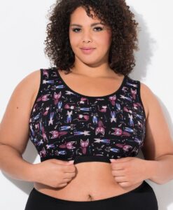 Grote Maten Bustier, Dames, roze, Maat: 50/52, Katoen, Ulla Popken