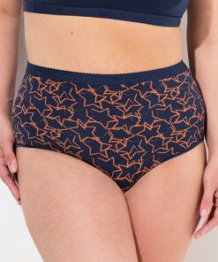 Grote Maten Slips, Dames, oranje, Maat: 58/60, Katoen, Ulla Popken