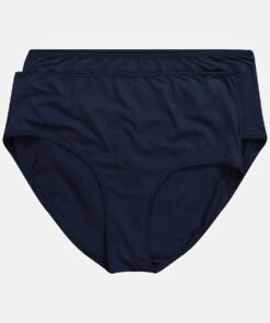 Grote Maten Maxislips, Dames, blauw, Maat: 42/44, Katoen, Ulla Popken