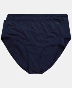 Grote Maten Maxislips, Dames, blauw, Maat: 58/60, Katoen, Ulla Popken