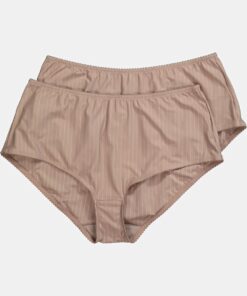 Grote Maten Midislips, Dames, bruin, Maat: 50/52, Katoen/Synthetische vezels, Ulla Popken