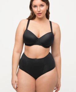 Grote Maten pantybroekje, Dames, zwart, Maat: 54/56, Katoen/Synthetische vezels/Elastaan, Ulla Popken