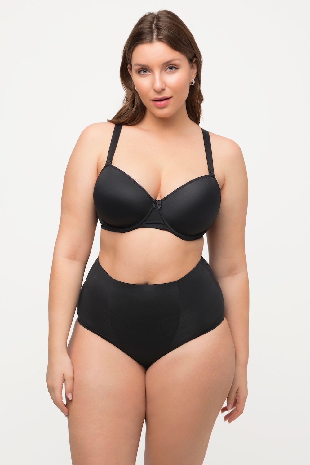 Grote Maten pantybroekje, Dames, zwart, Maat: 54/56, Katoen/Synthetische vezels/Elastaan, Ulla Popken