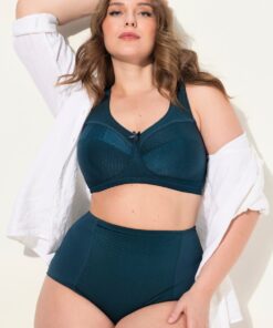 Grote Maten Kelly steun beha, Dames, turquoise, Maat: 90H, Synthetische vezels, Ulla Popken