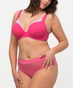 Grote Maten midi slips, Dames, wit, Maat: 62/64, Katoen, Ulla Popken