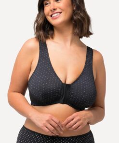 Grote Maten Bustier, Dames, zwart, Maat: 85D, Synthetische vezels/Elastaan, Ulla Popken