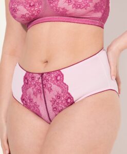 Grote Maten Midislip, Dames, roze, Maat: 54/56, Katoen/Synthetische vezels/Elastaan, Ulla Popken