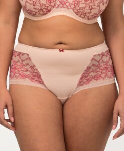 Grote Maten Hipster, Dames, oranje, Maat: 54/56, Katoen/Synthetische vezels/Polyester, Ulla Popken