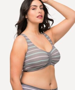 Grote Maten Bustier, Dames, blauw, Maat: 85D, Katoen, Ulla Popken