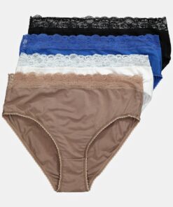 Grote Maten Midi-slips, Dames, wit, Maat: 58/60, Katoen/Viscose/Synthetische vezels, Ulla Popken