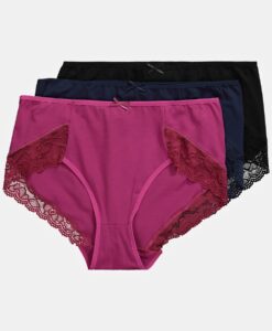 Grote Maten kantoorslips, Dames, wit, Maat: 62/64, Katoen/Synthetische vezels/Elastaan, Ulla Popken