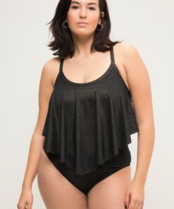 Grote Maten Bikinitop, Dames, zwart, Maat: 46, Polyester/Synthetische vezels/Elastaan, Studio Untold