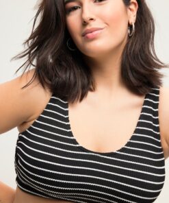 Grote Maten Bikinitop, Dames, zwart, Maat: 52, Polyester/Synthetische vezels/Elastaan, Studio Untold