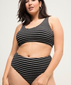 Grote Maten Bikinibroekje, Dames, zwart, Maat: 54, Polyester/Synthetische vezels, Studio Untold