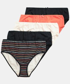 Grote Maten Midislips, Dames, zwart, Maat: 50/52, Katoen, Ulla Popken