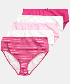 Grote Maten Midislips, Dames, roze, Maat: 66/68, Katoen, Ulla Popken