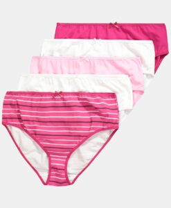 Grote Maten Midislips, Dames, roze, Maat: 46/48, Katoen, Ulla Popken