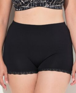 Grote Maten Panty's, Dames, zwart, Maat: 46/48, Katoen, Ulla Popken