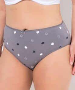 Grote Maten Midi-slips, Dames, zwart, Maat: 46/48, Katoen, Ulla Popken