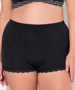 Grote Maten panty, Dames, zwart, Maat: 66/68, Katoen, Ulla Popken