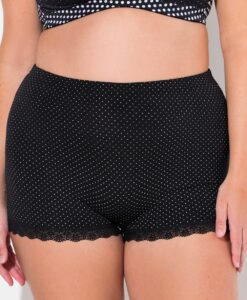 Grote Maten panty, Dames, zwart, Maat: 58/60, Katoen, Ulla Popken